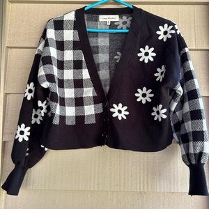 Sweet Republic sweater short with cuffed sleeves. Sz XL